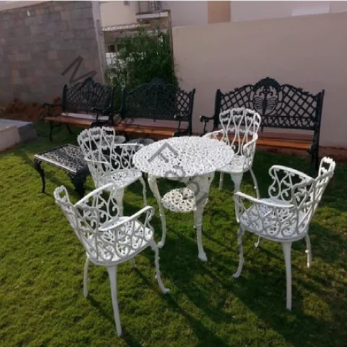 Cast Chair & Table Set 7