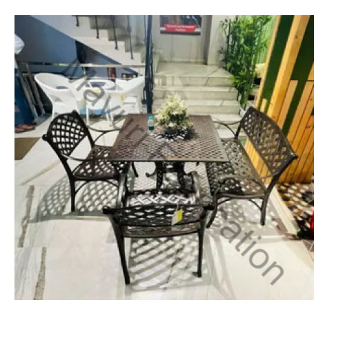 Cast Chair & Table Set 8