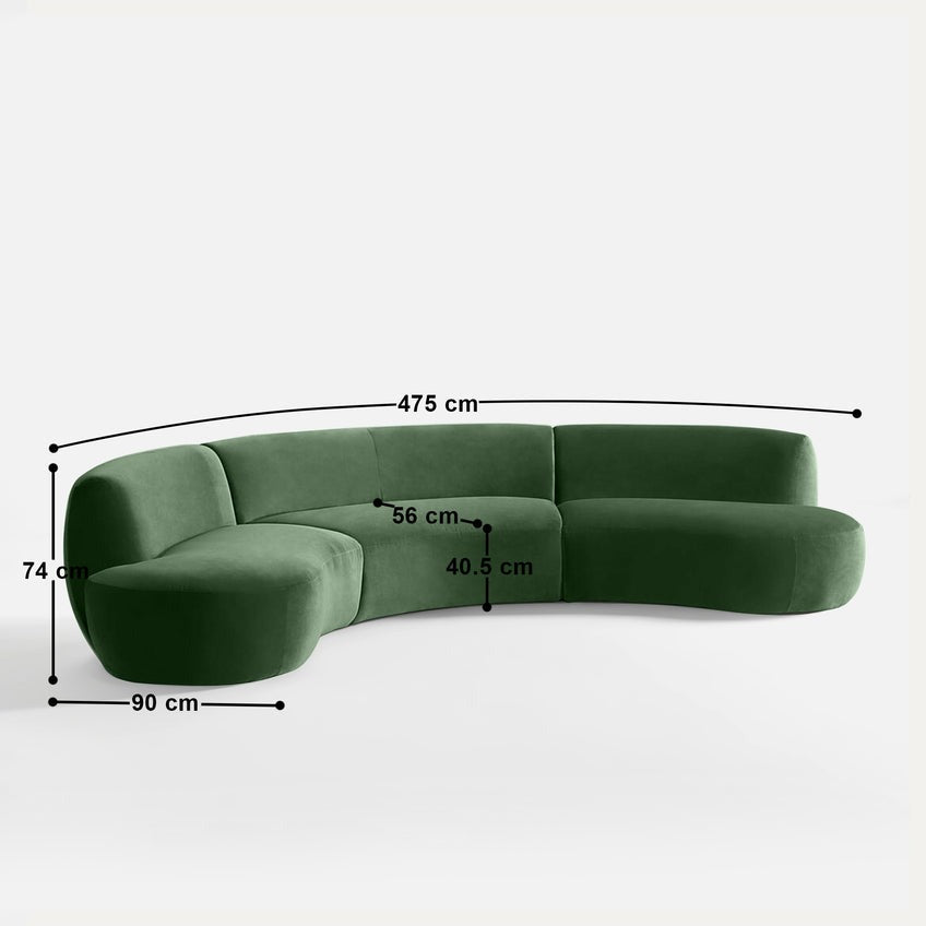 Celeste Sectional 4 Seater Sofa