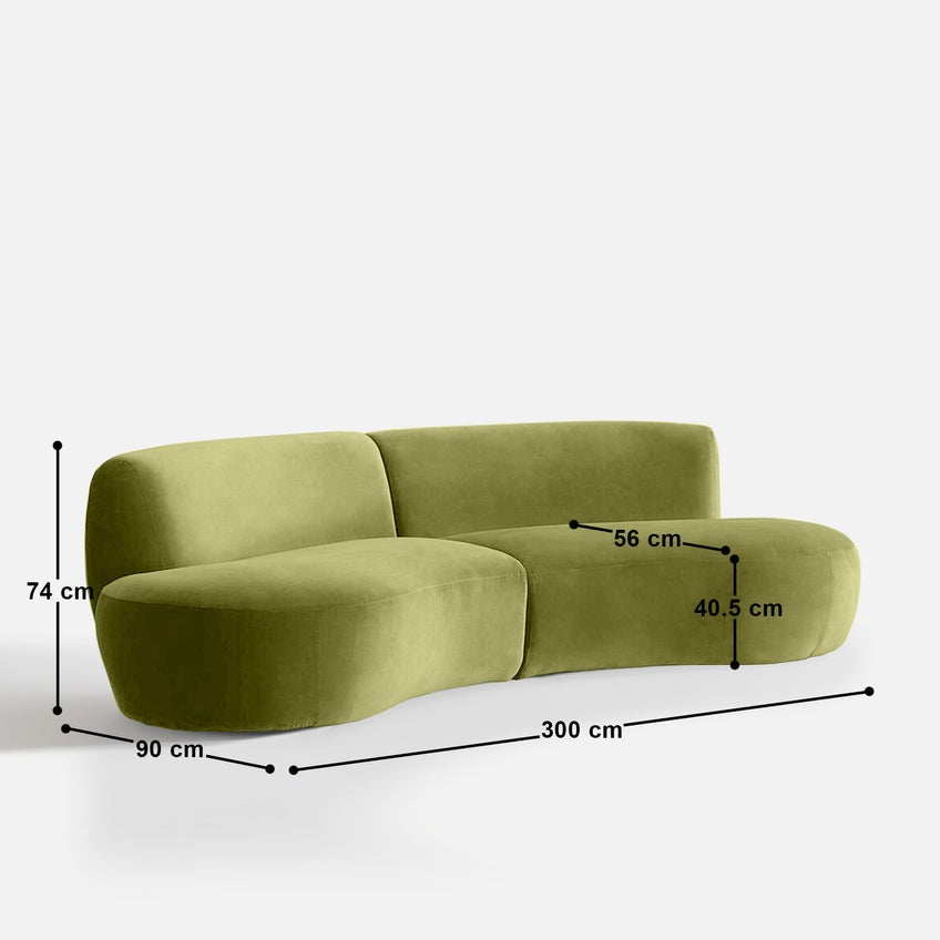 Celeste Sectional 3 Seater Sofa