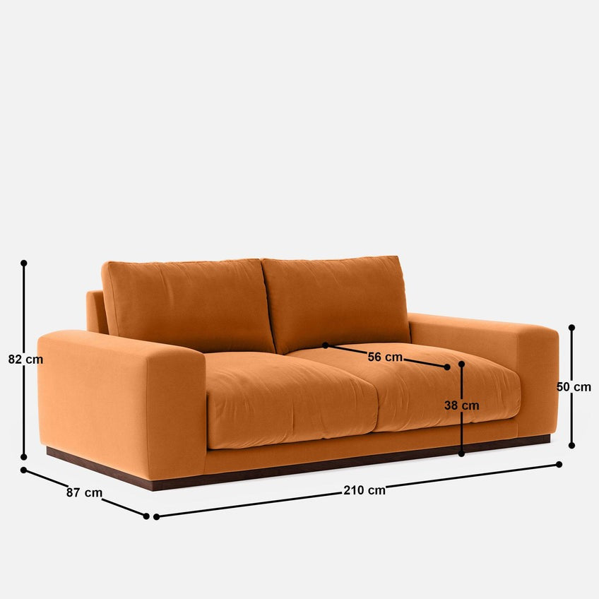 Derek 3 Seater Sofa