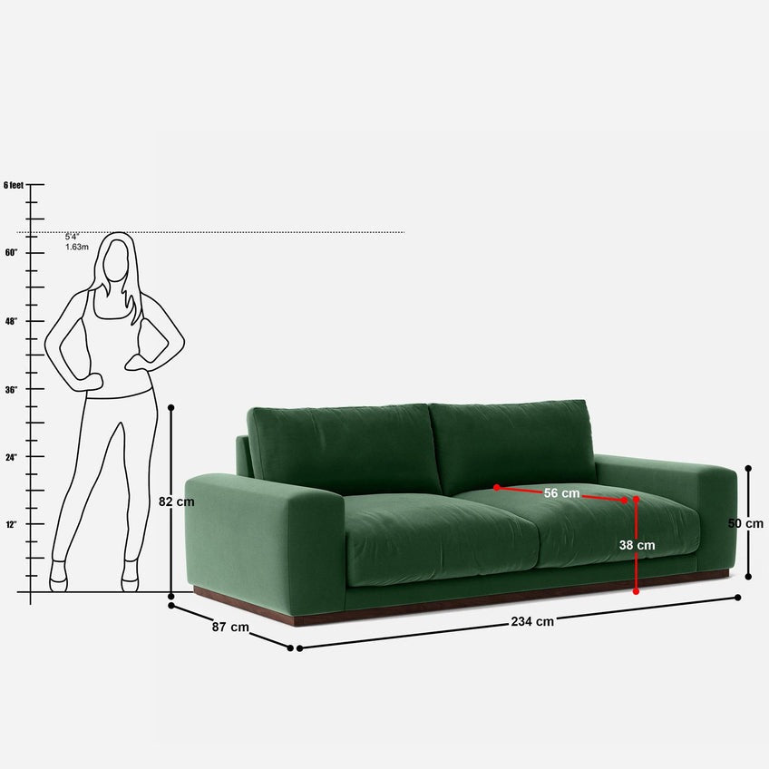 Derek 4 Seater Sofa