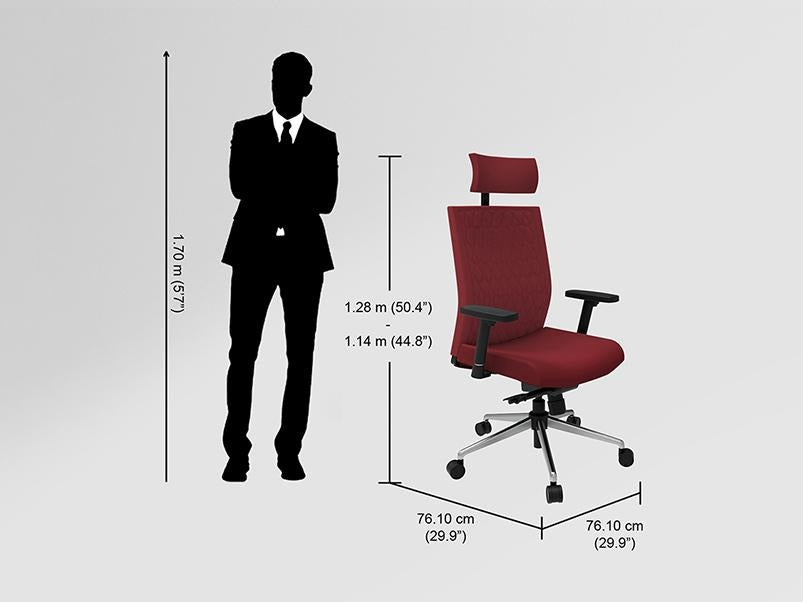 Prime High Back Knitted Fabric Ergonomic Office Chair