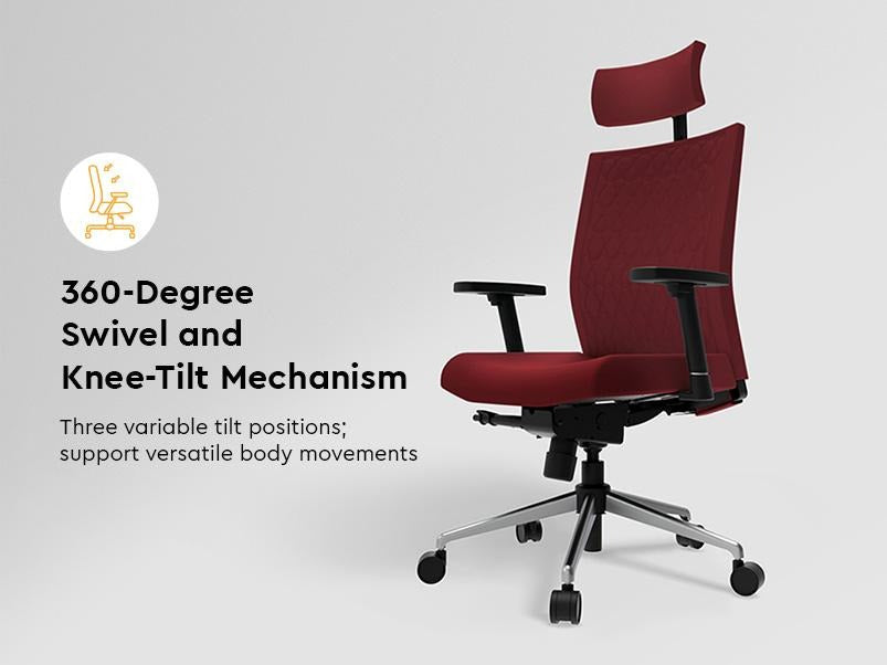 Prime High Back Knitted Fabric Ergonomic Office Chair