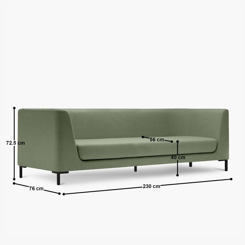 Seth Box 4 Seater Sofa
