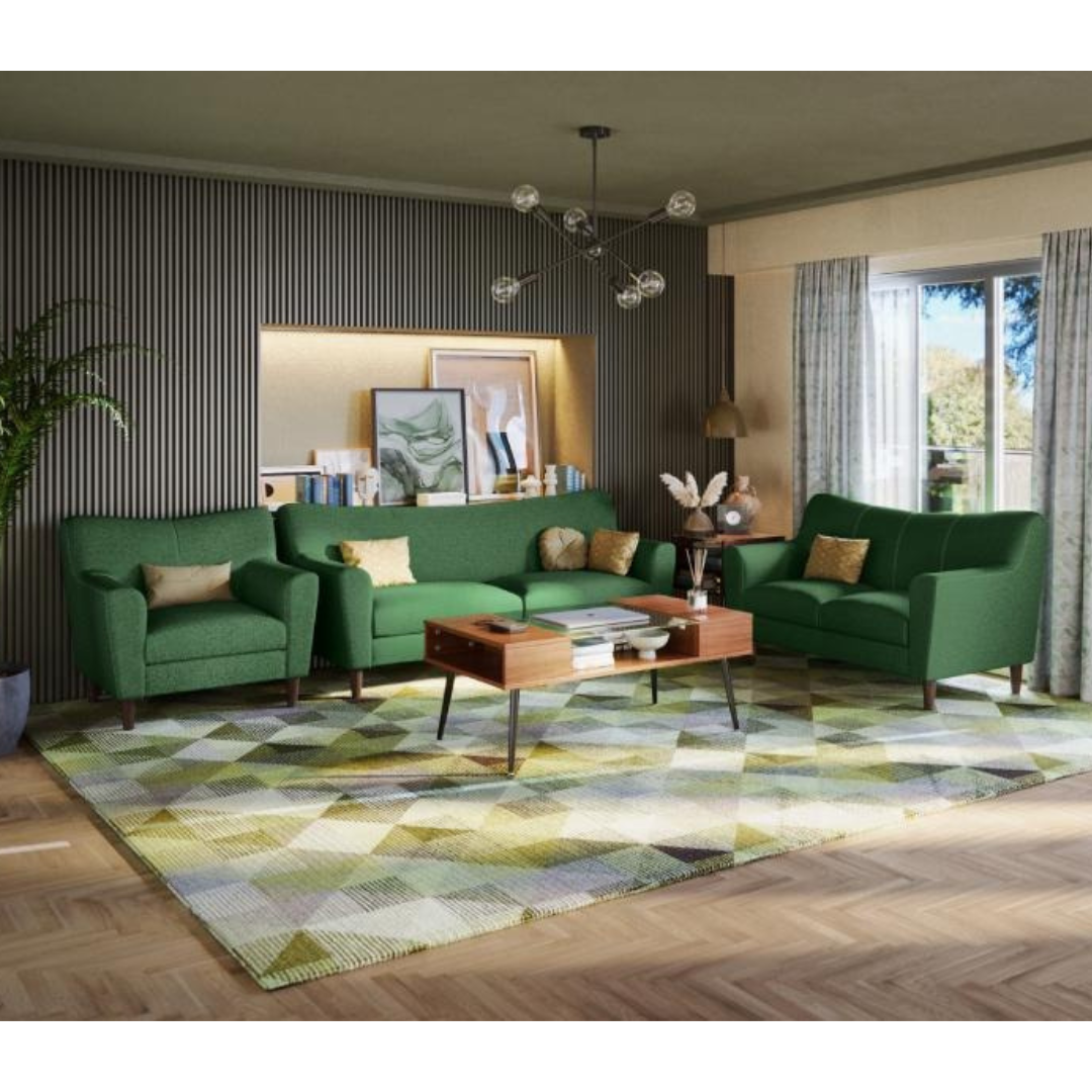 Bevelark 3 Seater Fabric Sofa