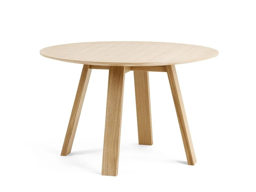 Round oak table