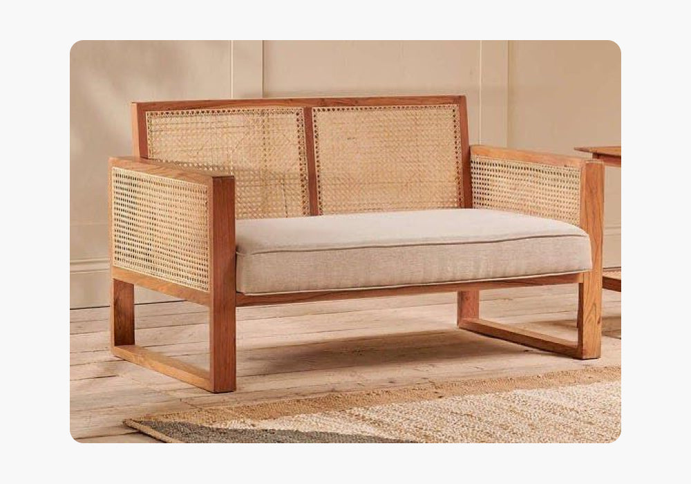 Cane Sofa Set CSS-28