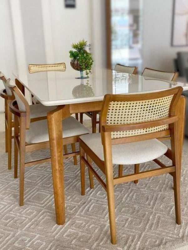 Cane Dining Set CDST-6