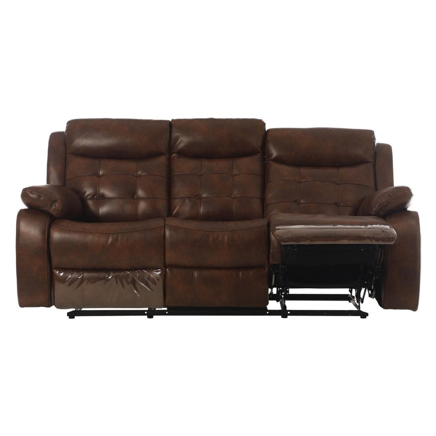 Hemingway Nappa Aire Leather 3 Seater Manual Reclining Sofa