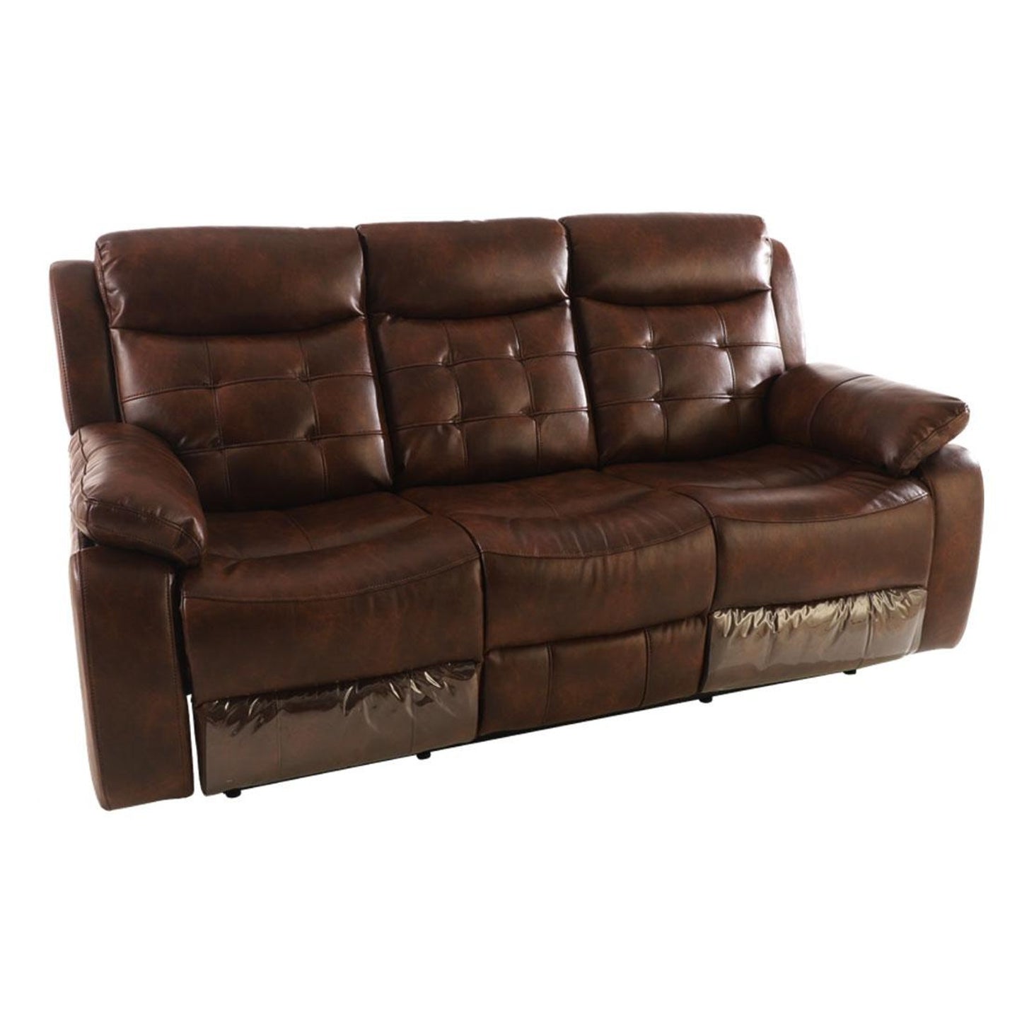 Hemingway Nappa Aire Leather 3 Seater Manual Reclining Sofa