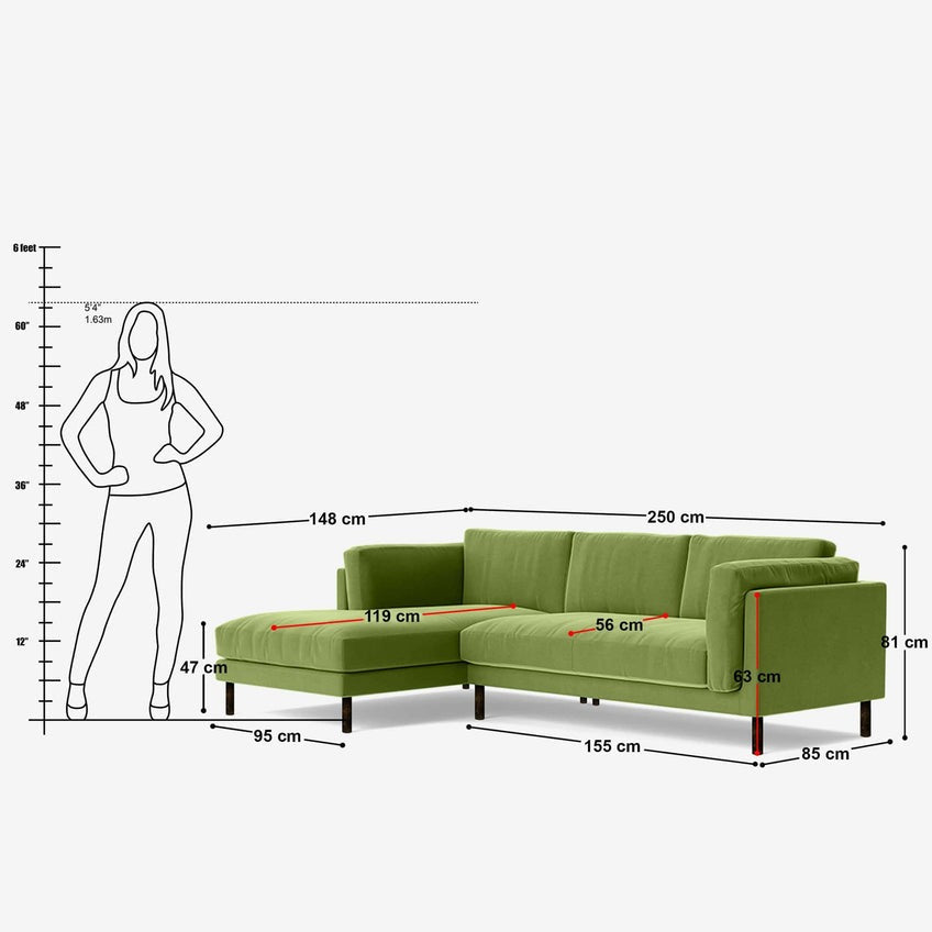Sven L Shaped Sofa