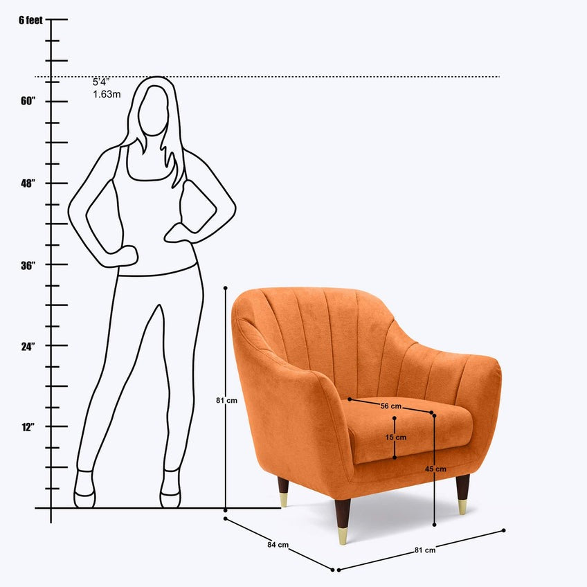 Emily 1 Seater Sofa