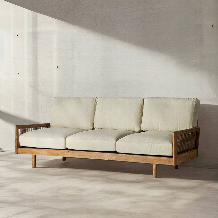 Ramon Rattan 3 Seater Sofa