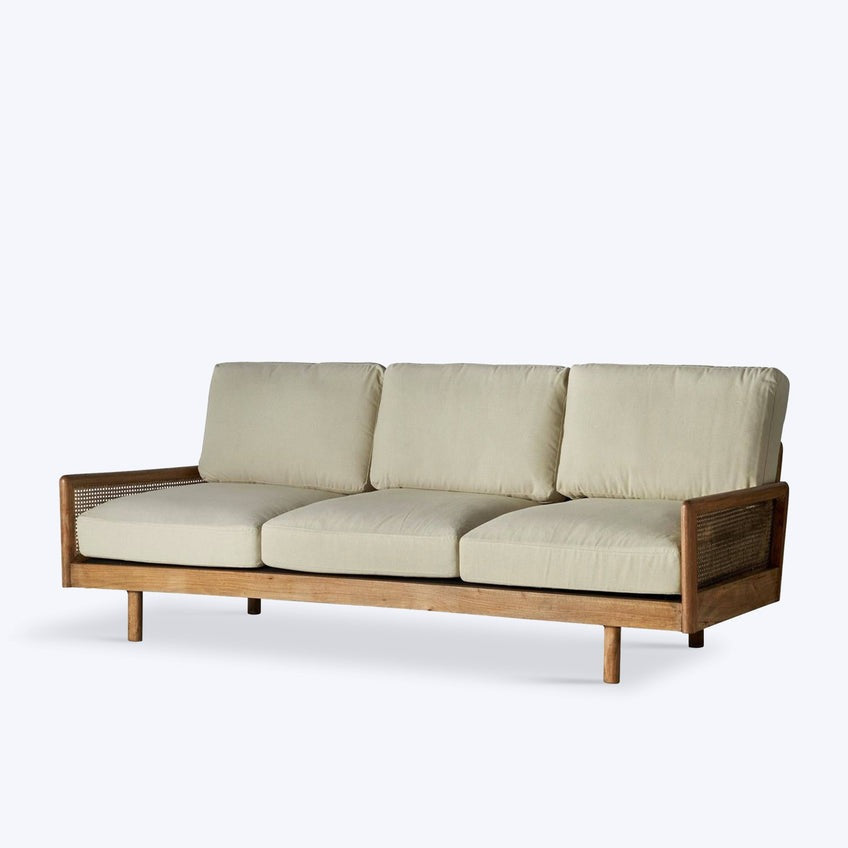 Ramon Rattan 3 Seater Sofa