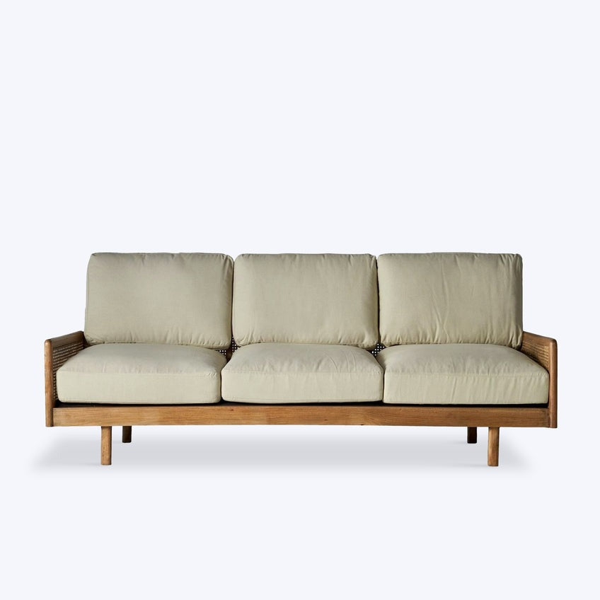 Ramon Rattan 3 Seater Sofa