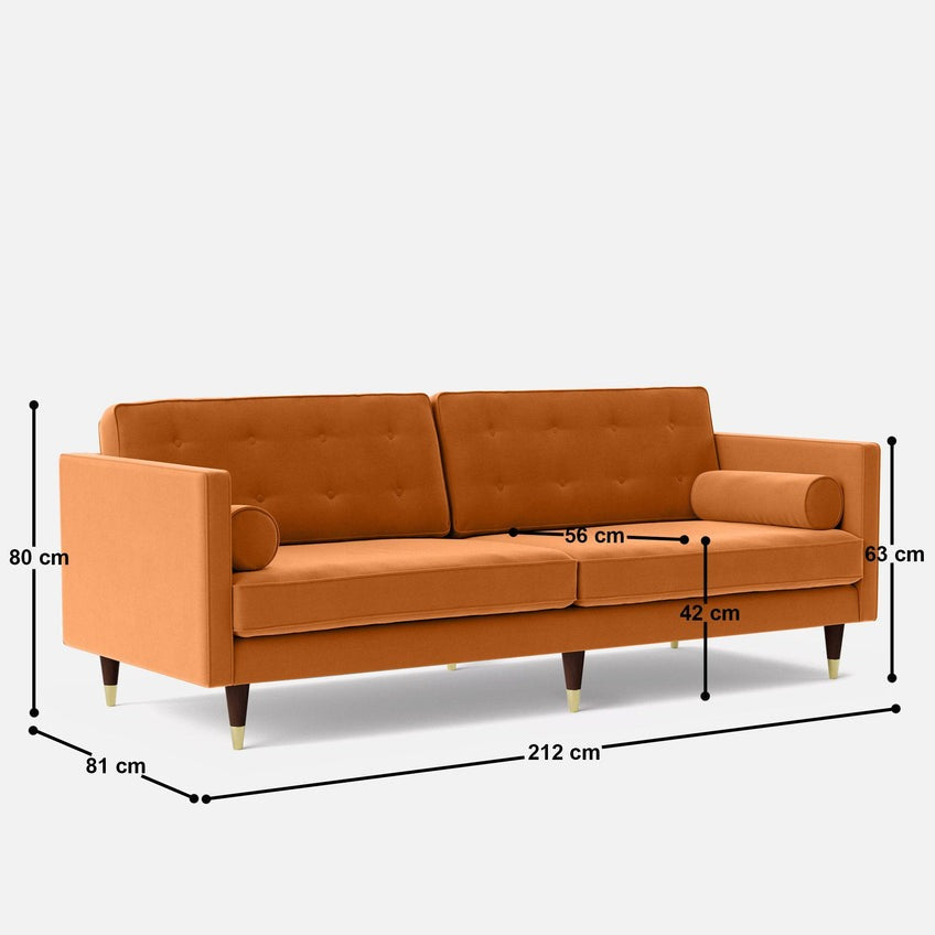 Seville 3 Seater Sofa
