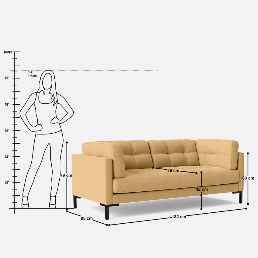 Roman 3 Seater Sofa