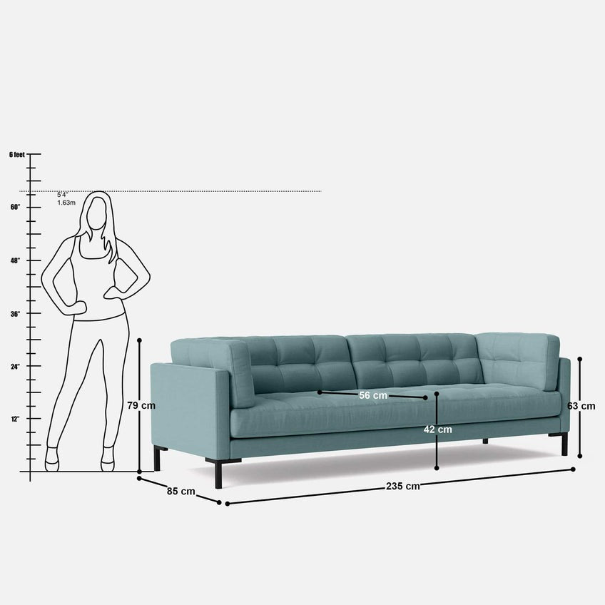 Roman 4 Seater Sofa