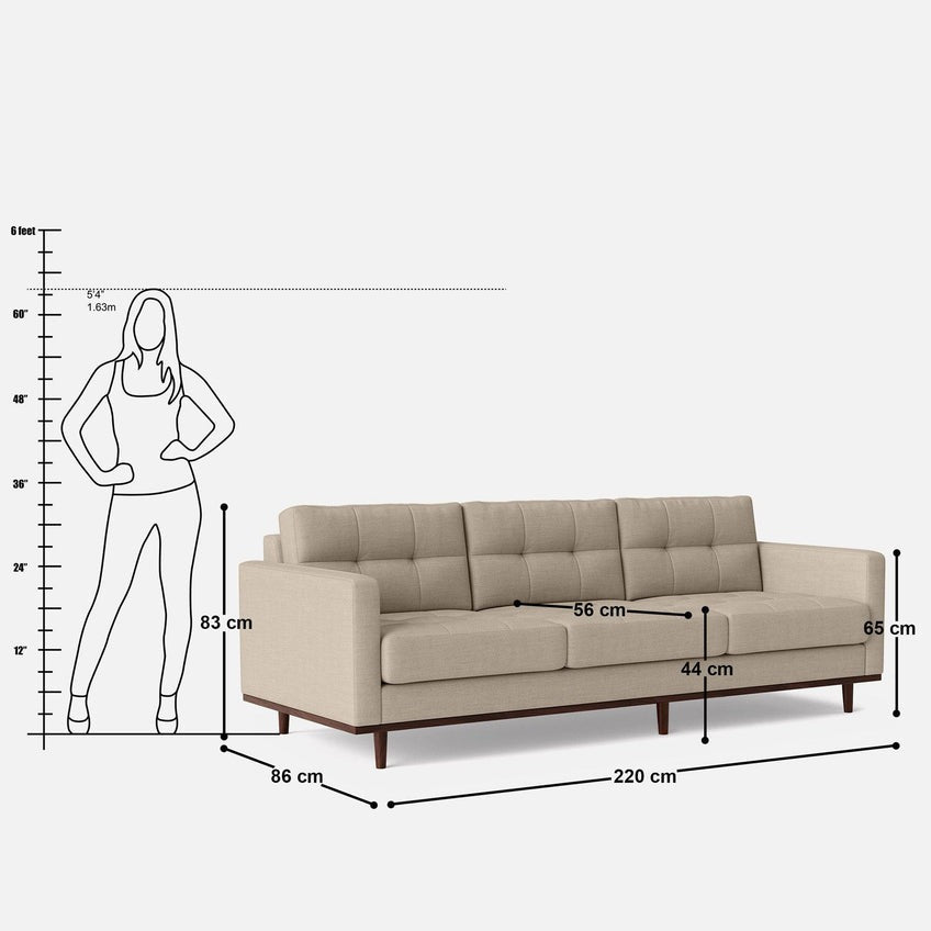 Svalbard 3 Seater Sofa