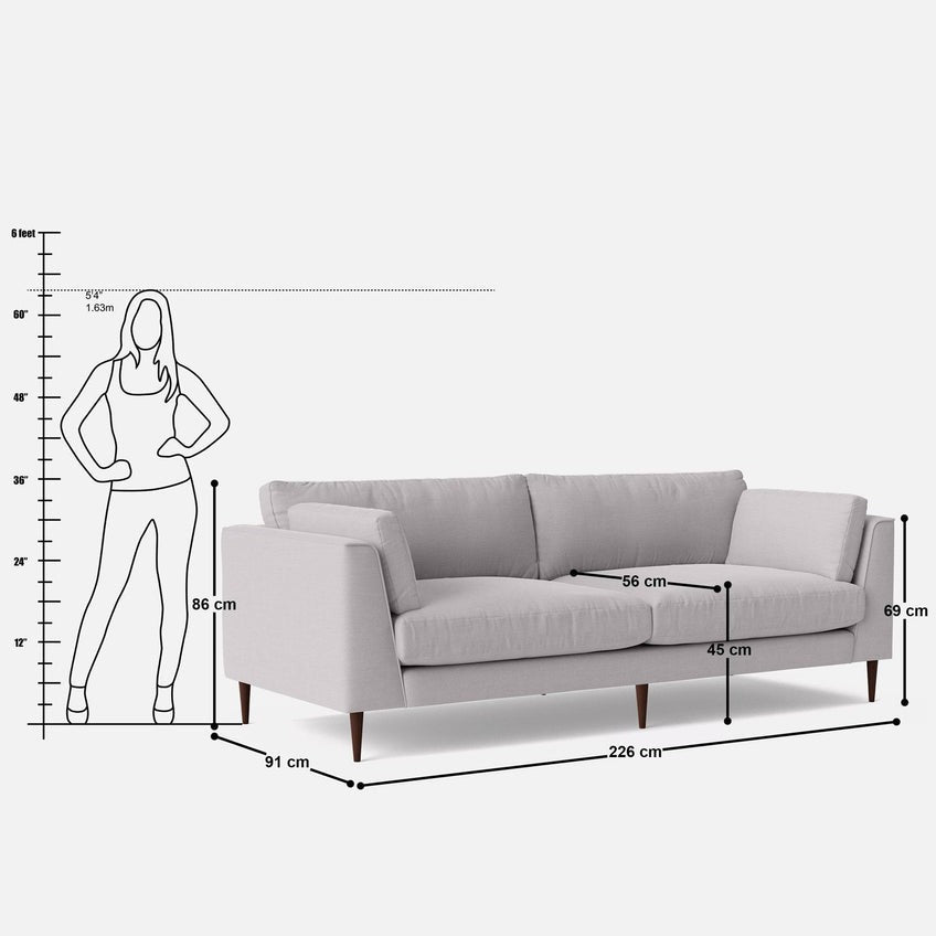 Freda 4 Seater Sofa