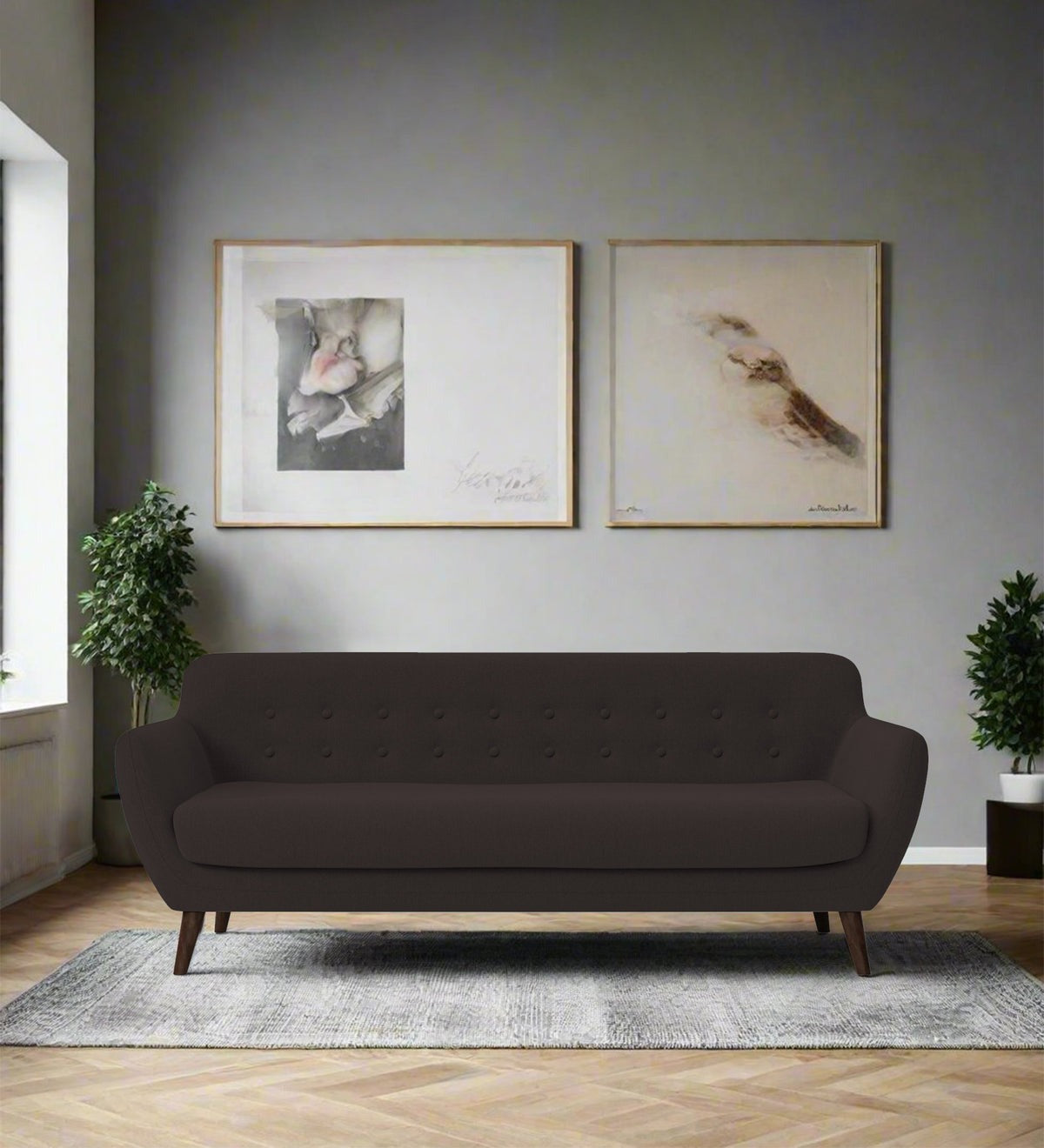 Goofy Fabric 3 Seater Sofa