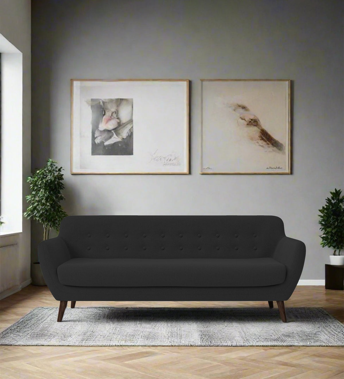 Goofy Fabric 3 Seater Sofa