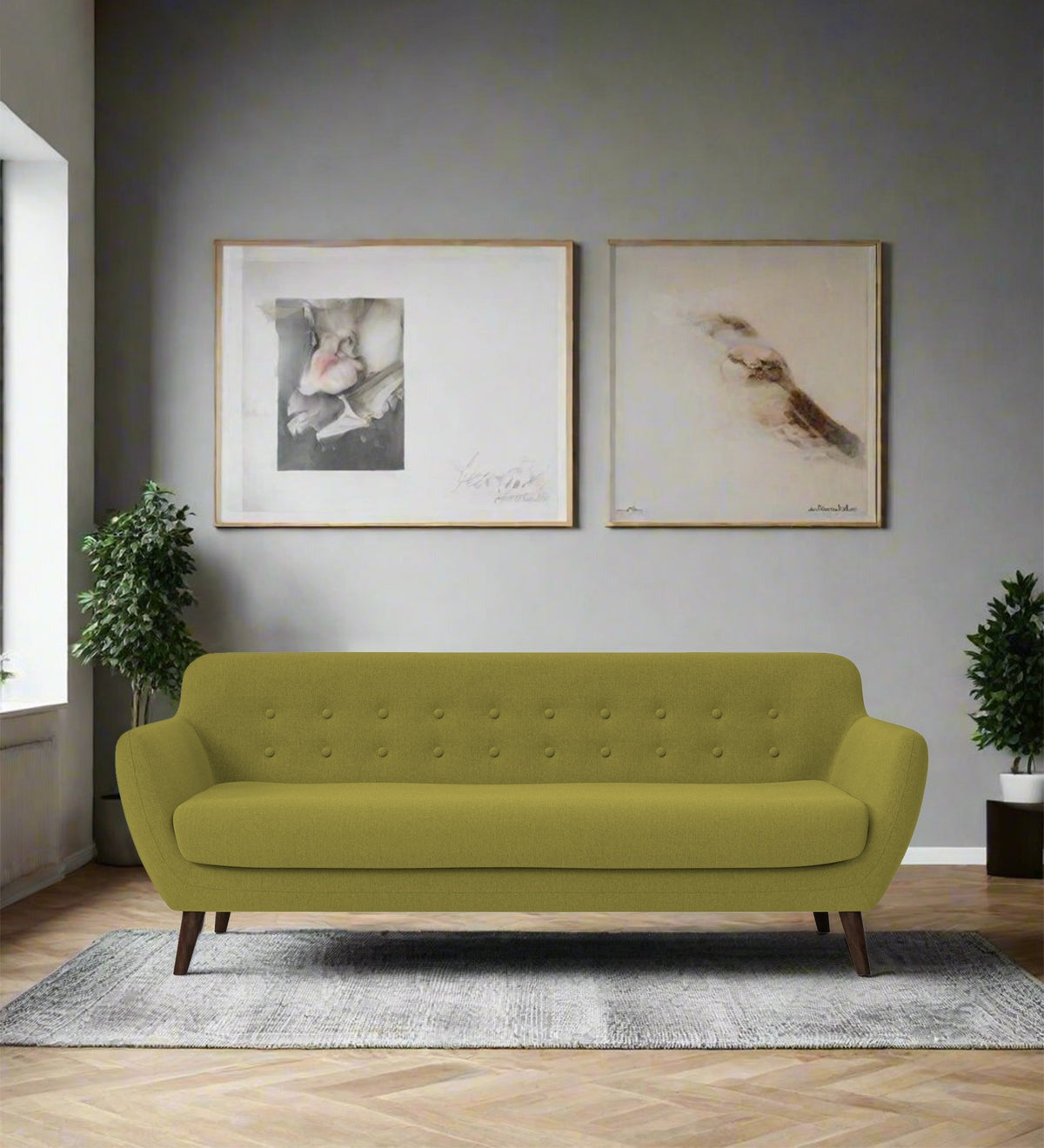 Goofy Fabric 3 Seater Sofa