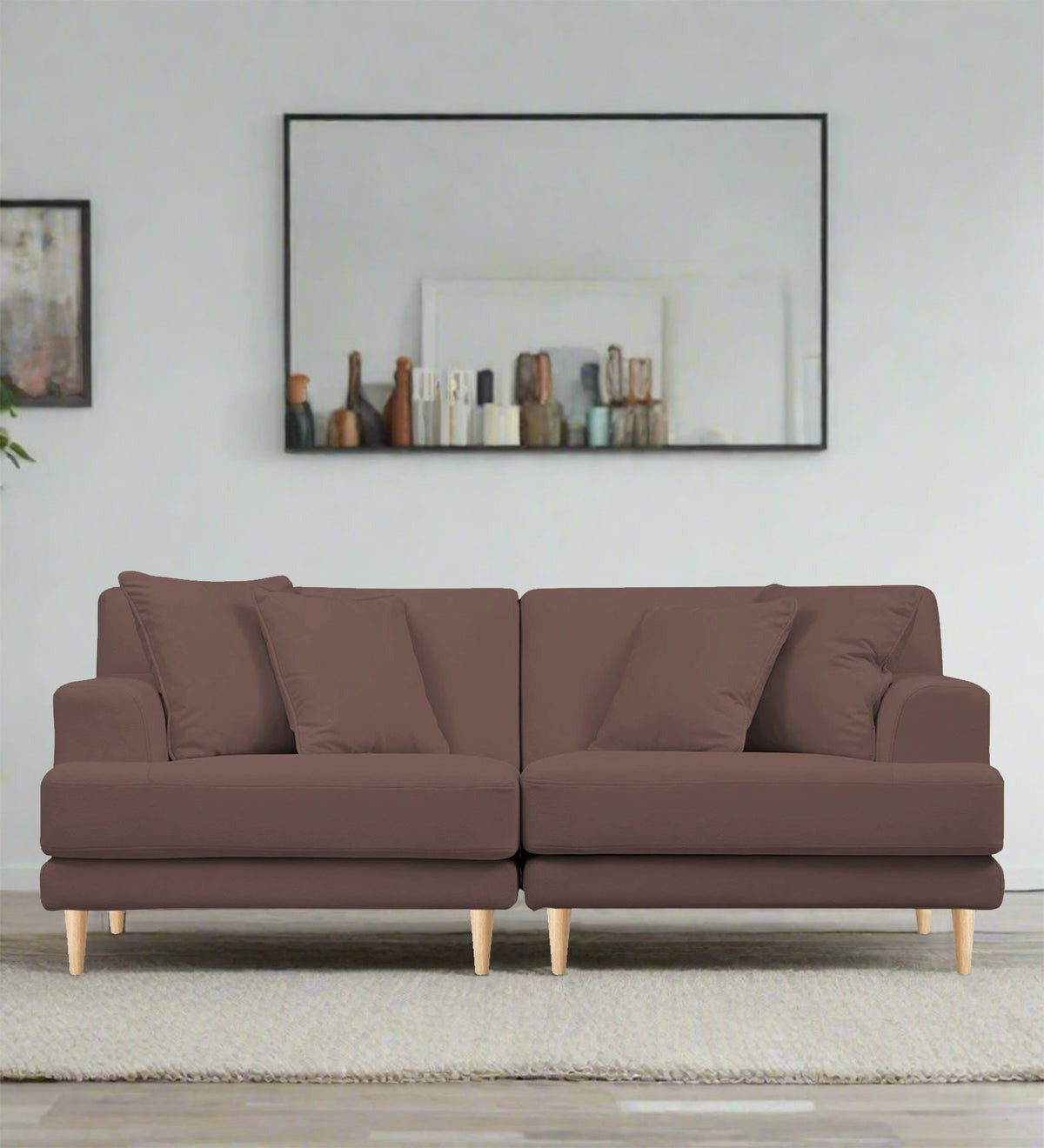 Woody Fabric 3 Seater Sofa