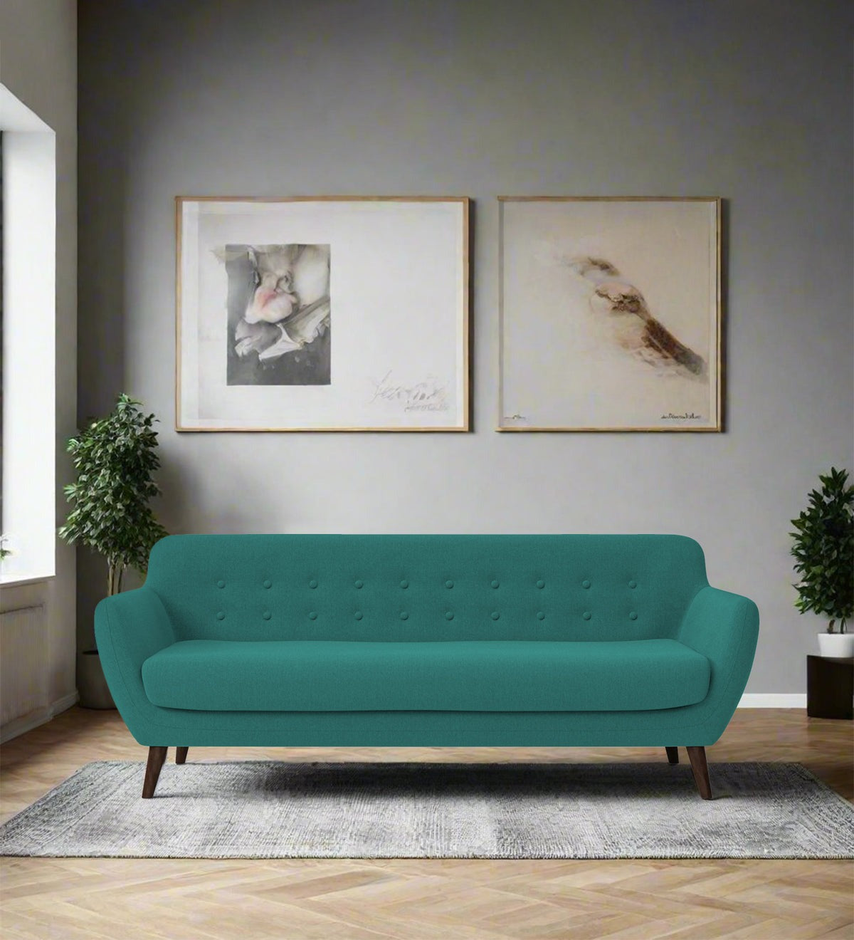 Goofy Fabric 3 Seater Sofa
