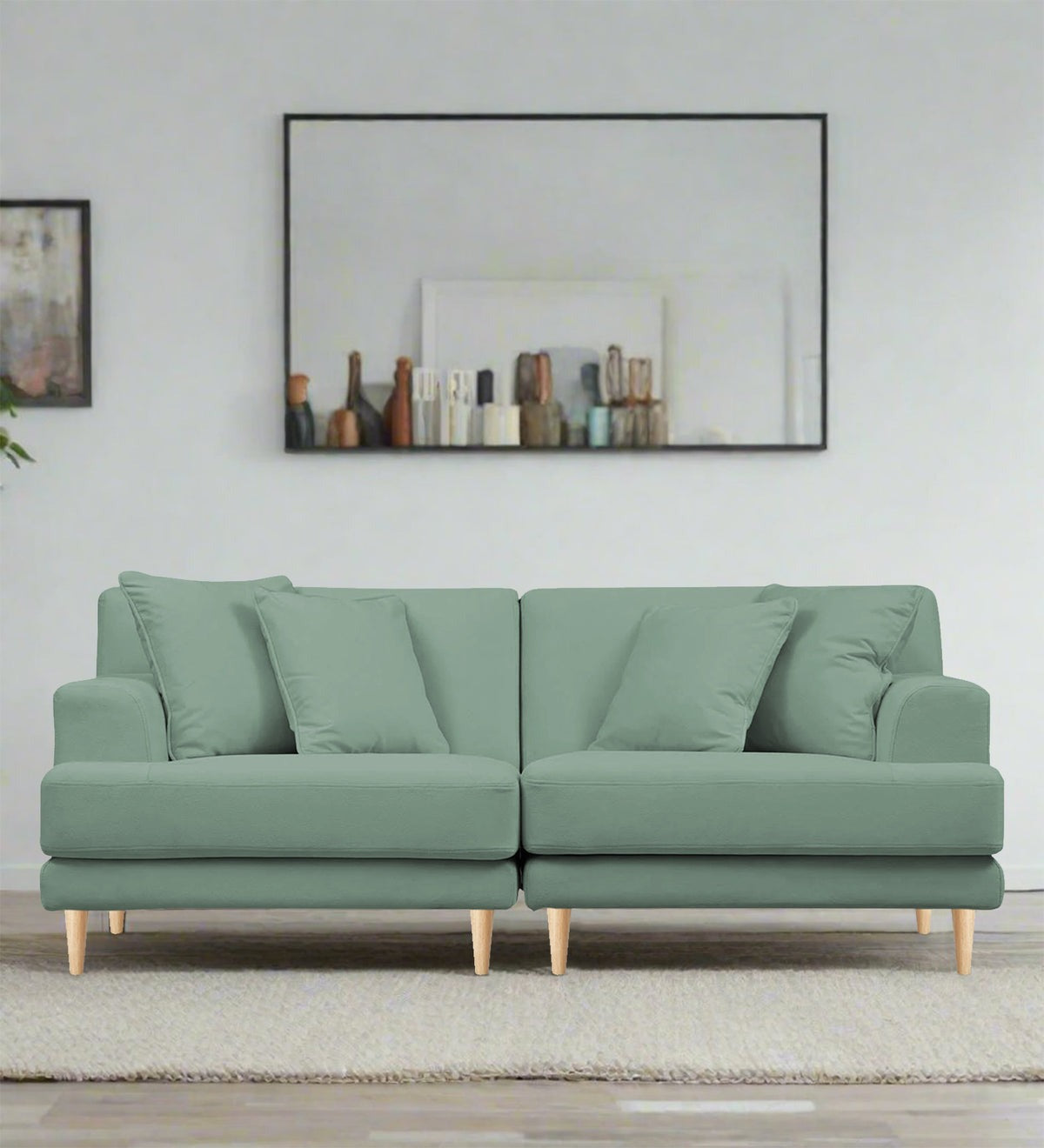 Woody Fabric 3 Seater Sofa
