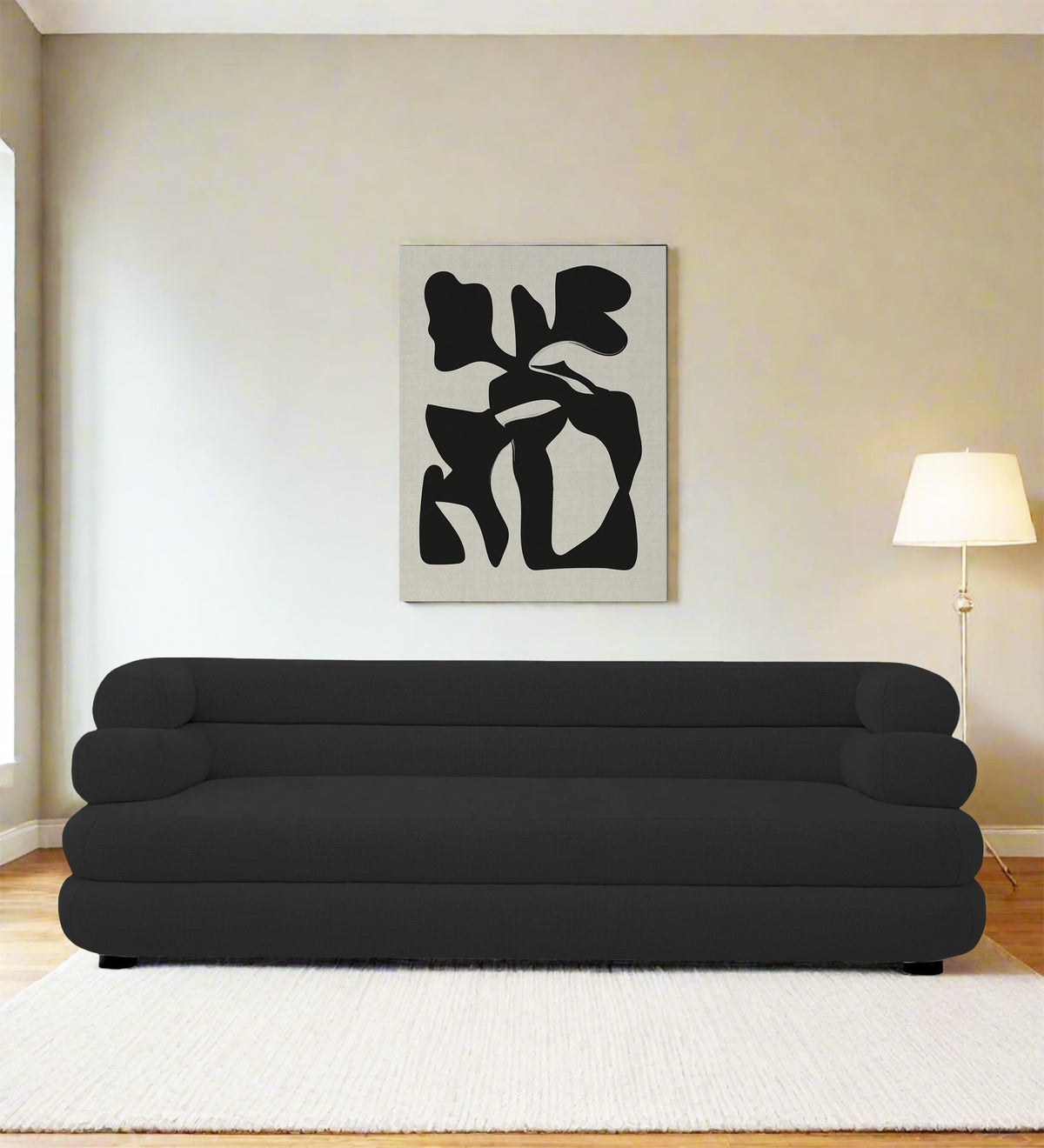 Wener Fabric 3 Seater Sofa
