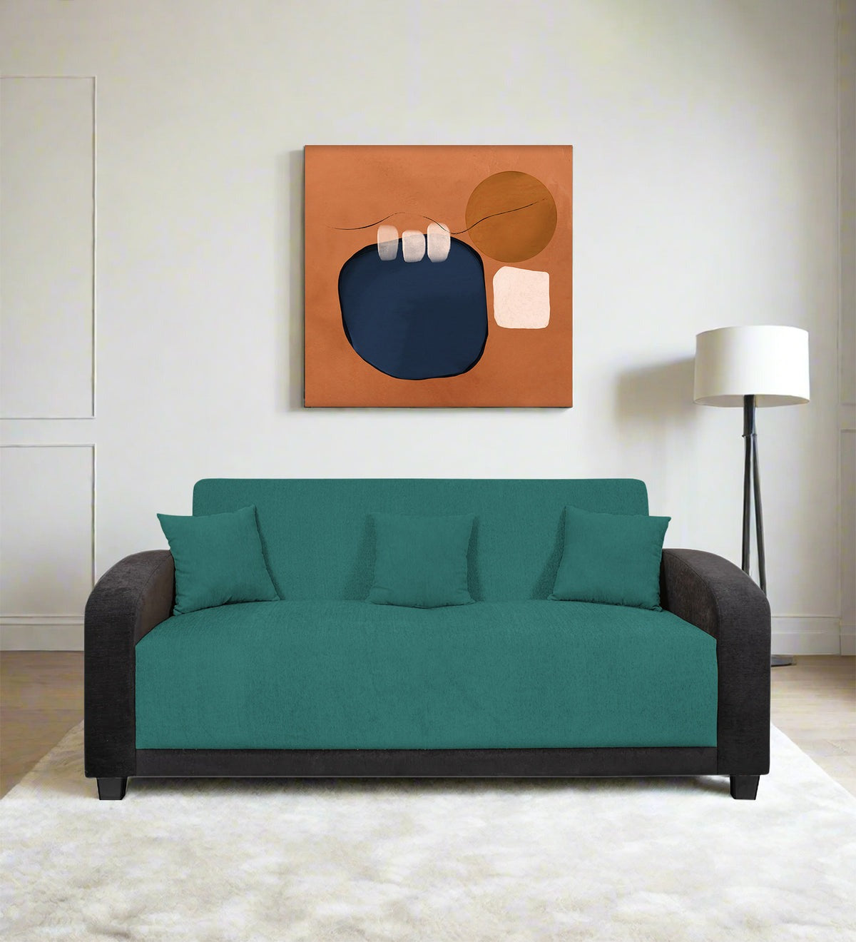 Alex Fabric 3 Seater Sofa