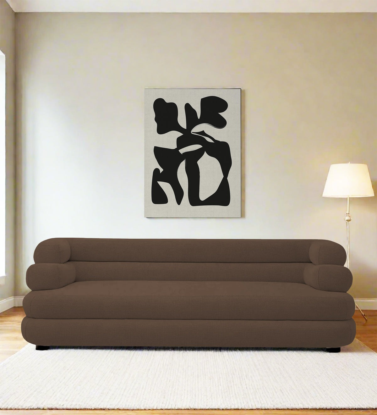 Wener Fabric 3 Seater Sofa