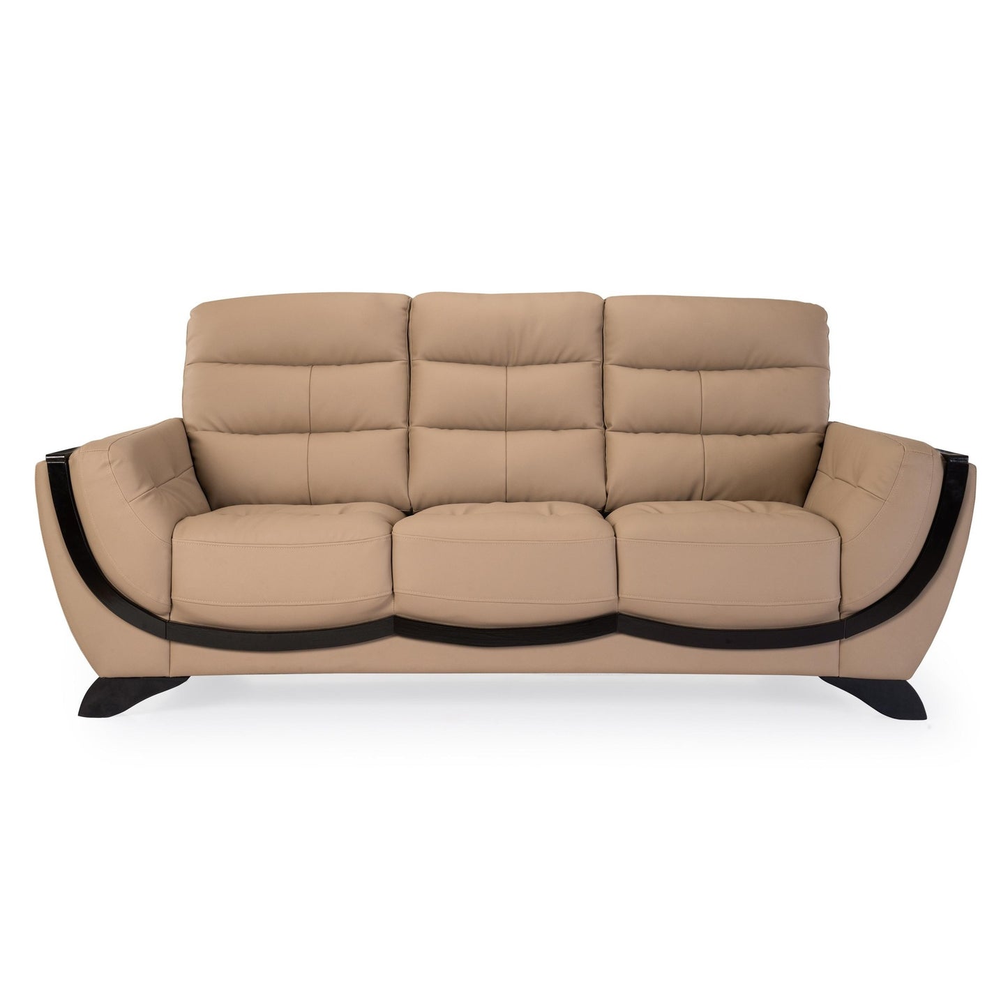 Davos Leatherette 3 Seater Sofa