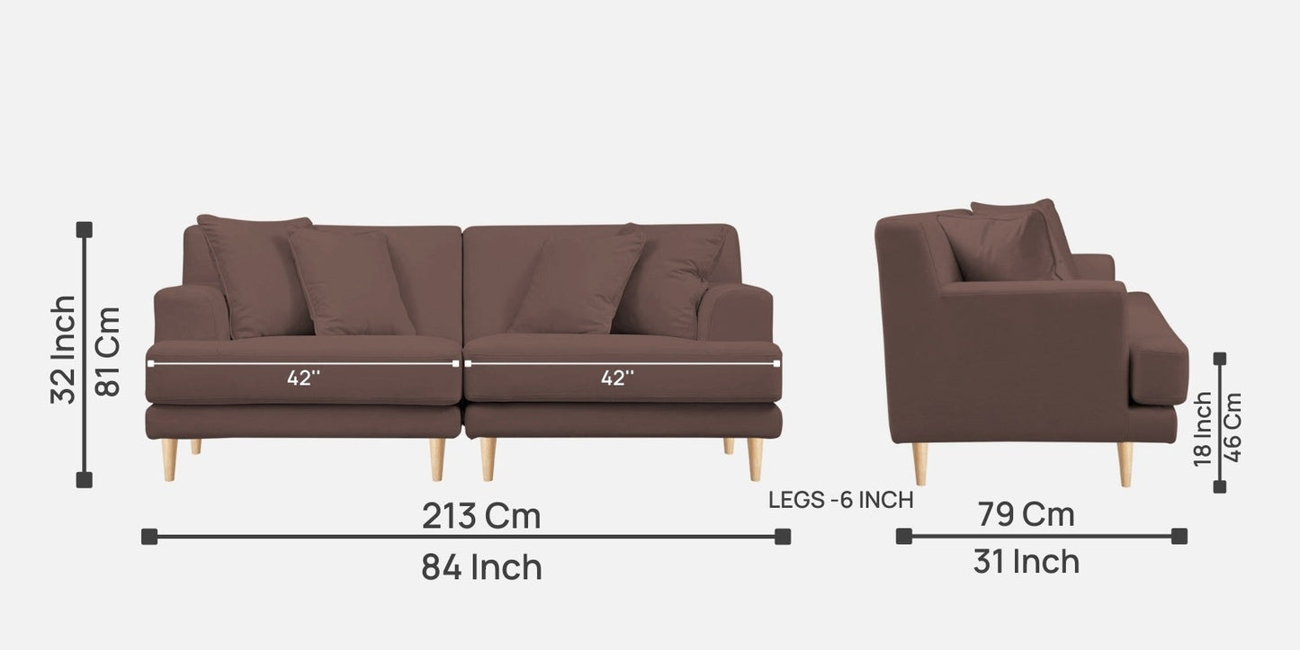 Woody Fabric 3 Seater Sofa
