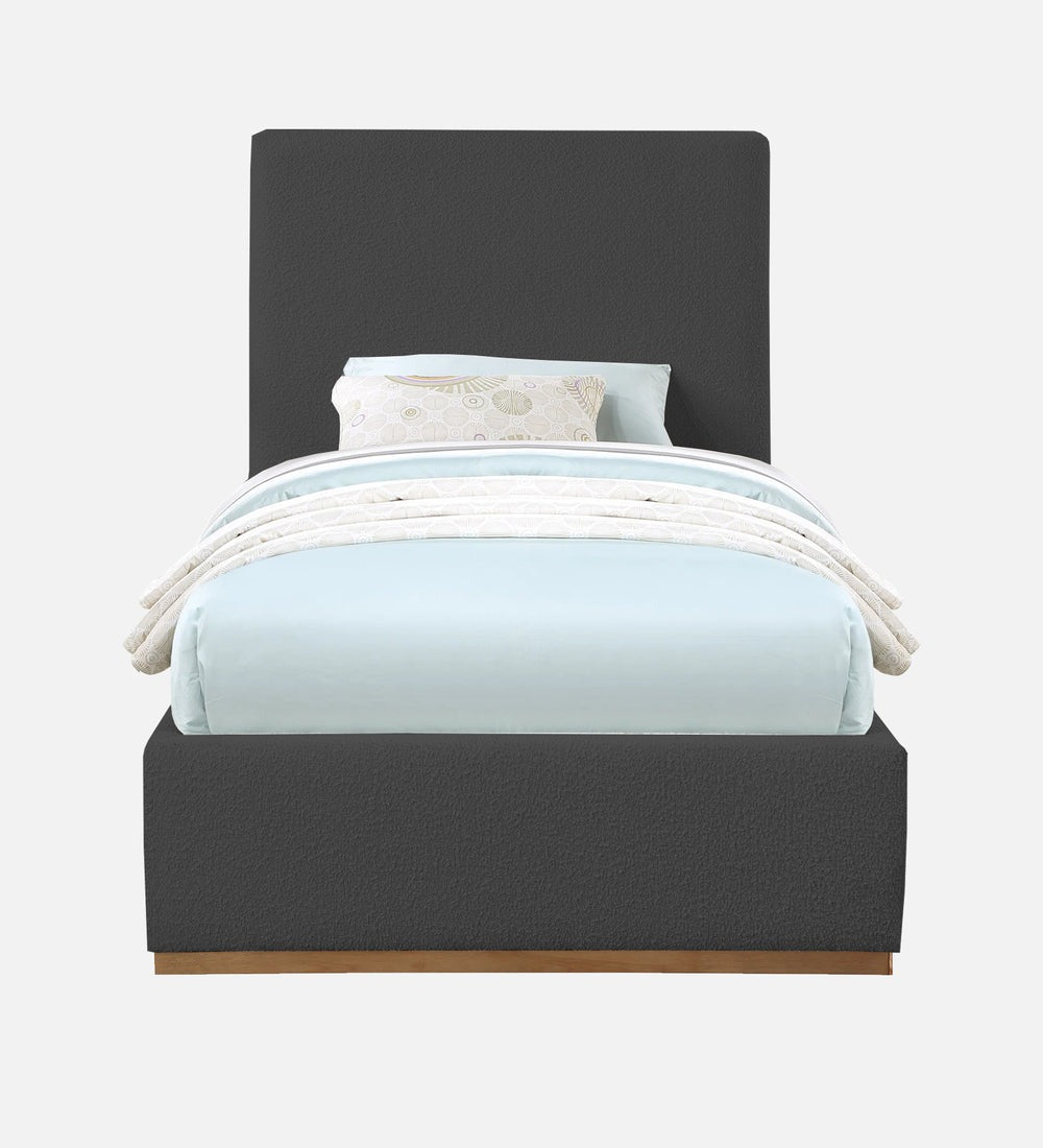 Eddy Boucle Fabric Single Bed