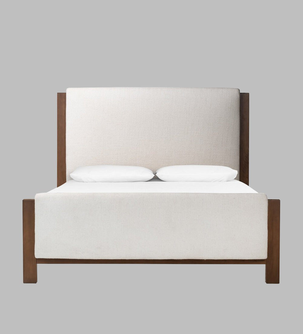 Aero Boucle Fabric Queen Size Bed