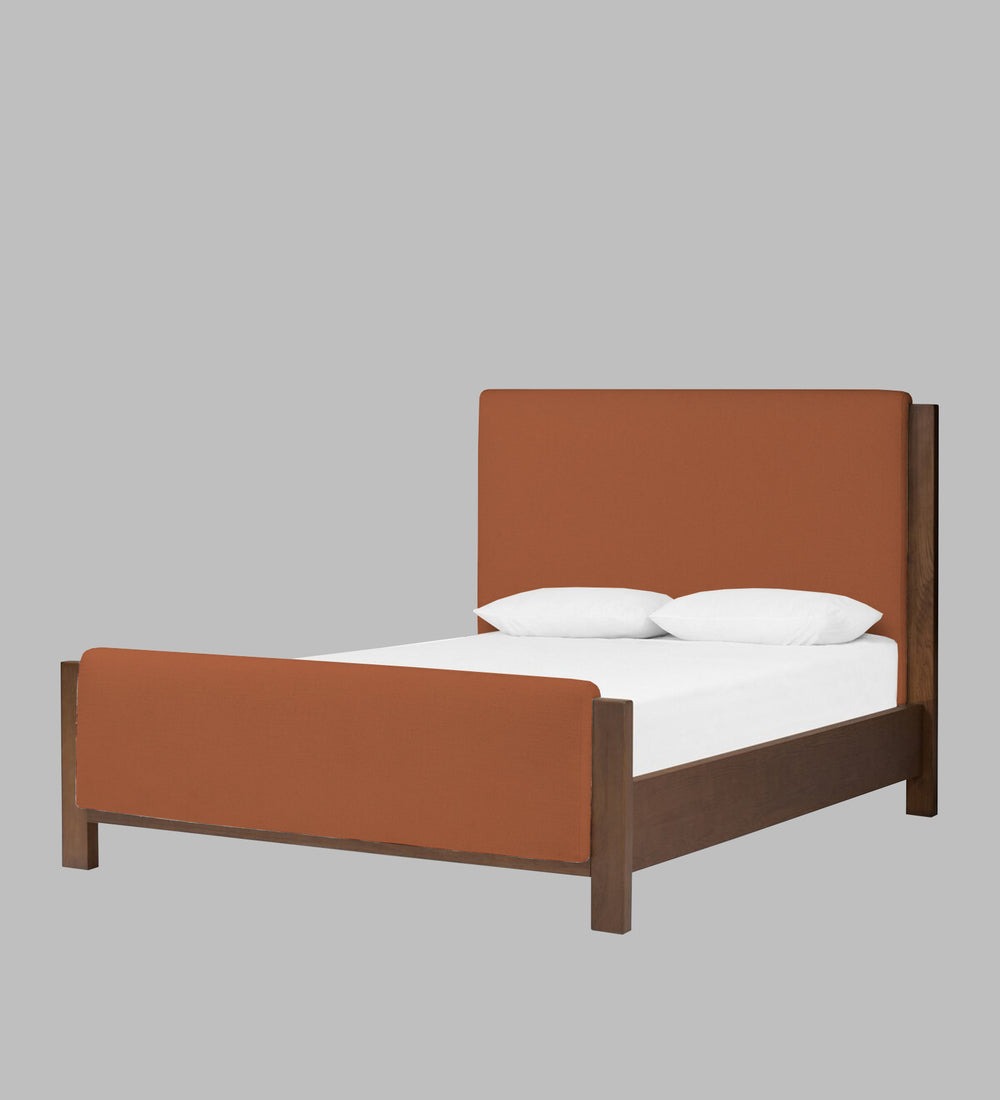 Aero Boucle Fabric Queen Size Bed
