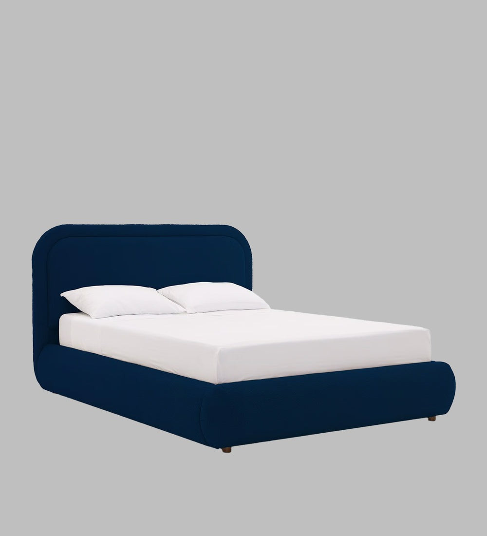 Luno Boucle Fabric Queen Size Bed