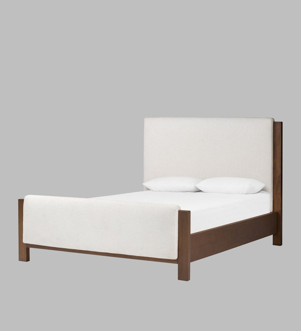 Aero Boucle Fabric Queen Size Bed