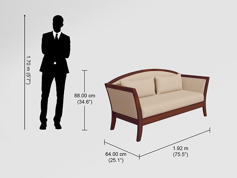 Cedar 3 Seater Sofa Fabric Beige