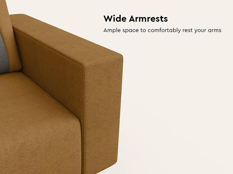 Cresco 3 Seater Fabric Sofa