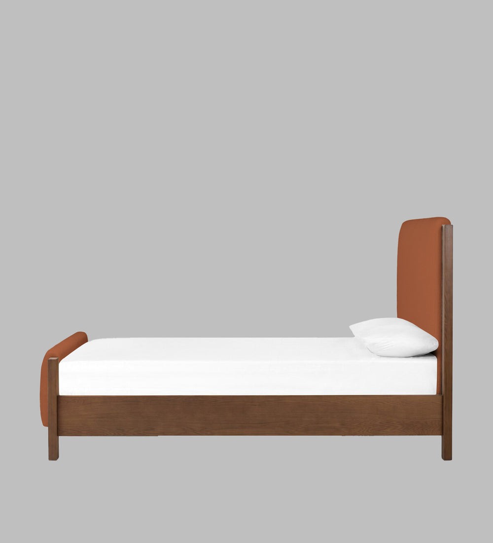 Aero Boucle Fabric Queen Size Bed
