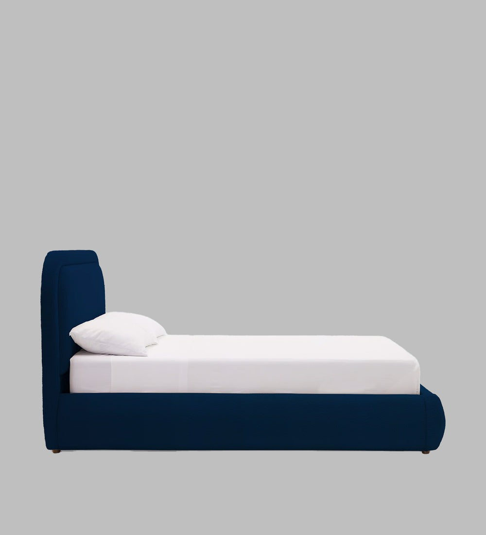 Luno Boucle Fabric Queen Size Bed