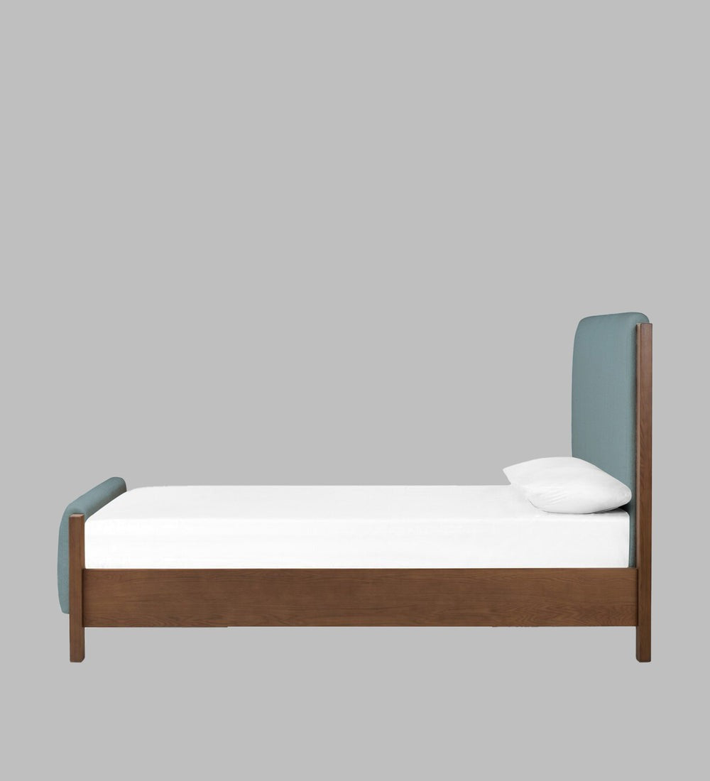 Aero Boucle Fabric Queen Size Bed