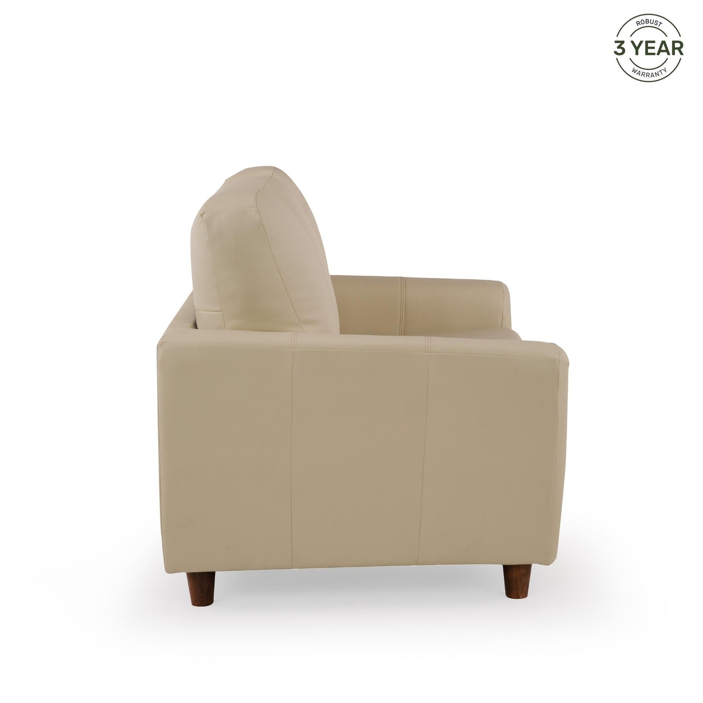 Pure Martha Leatherette 3 Seater Sofa