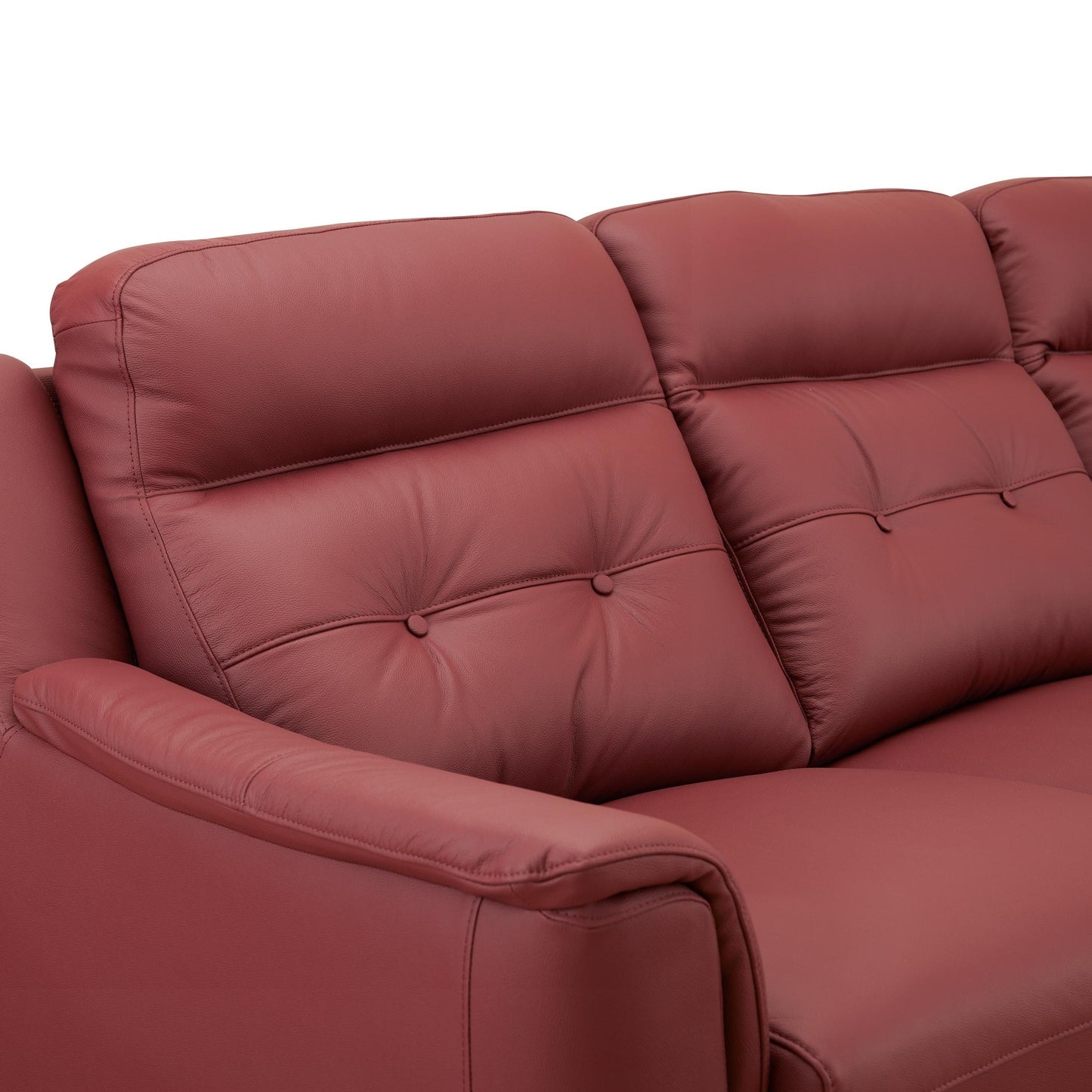 Patrick Leather 3 Seater Sofa