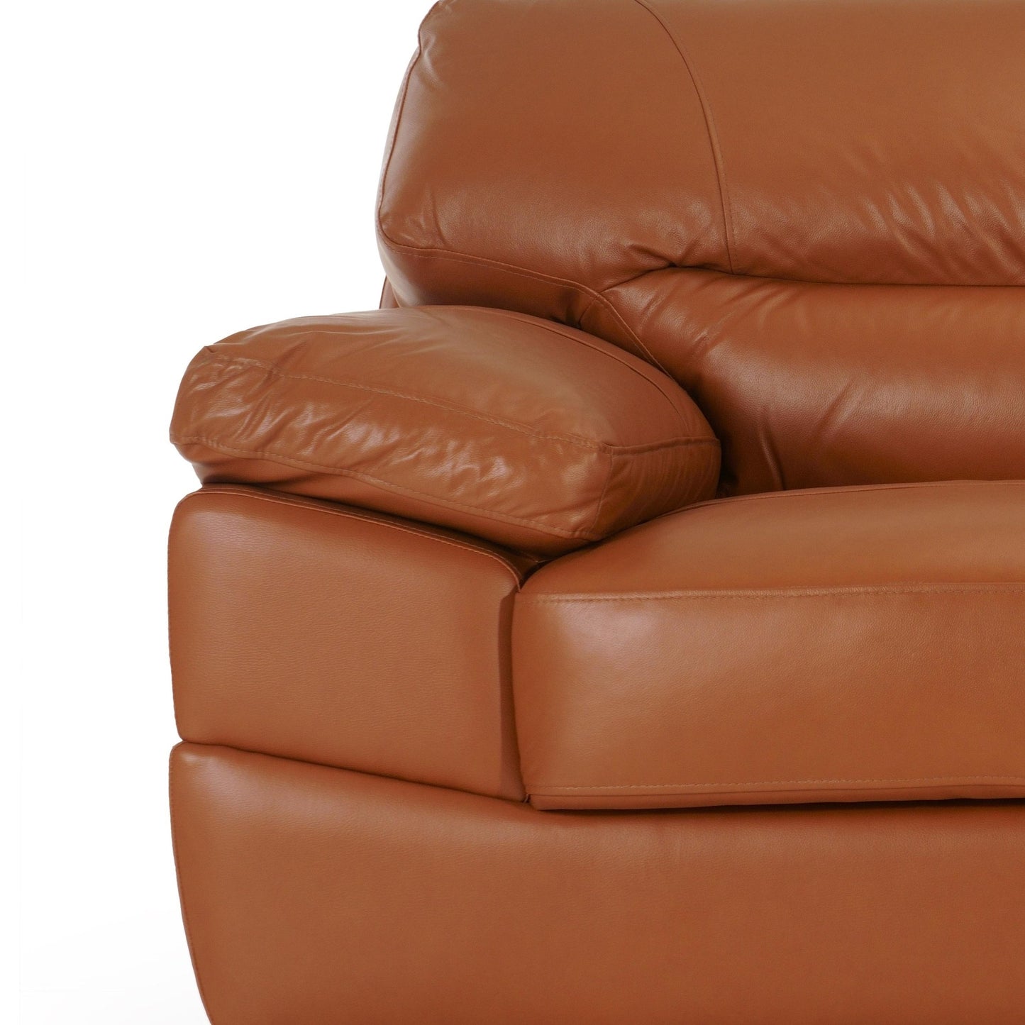 Hensley Leather 3 Seater Sofa