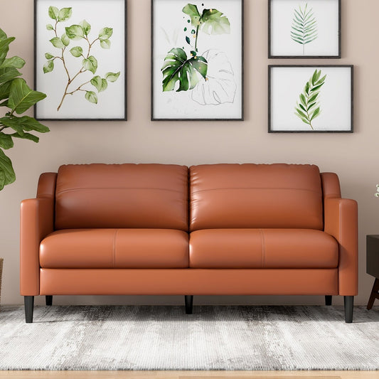 Pure Jordana Leatherette 3 Seater Sofa
